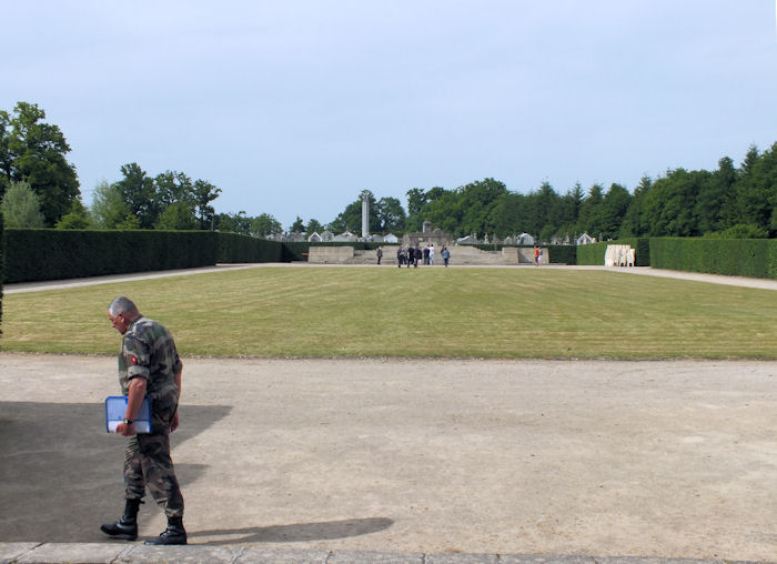 Preparation of the Esplanade at Oradour-sur-Glane