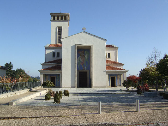 Oradour church after repair in the autumn of 2018