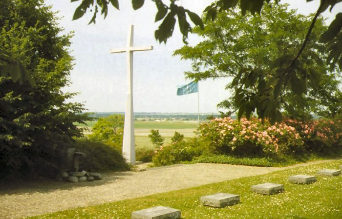 German military cemetery at Berneuil