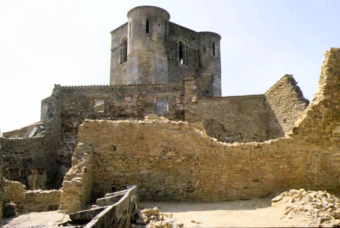 Ruined church at Oradour