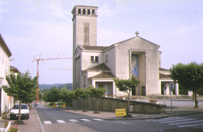 The new church in Oradour-sur-Glane