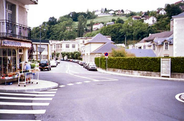 Looking towards the GIAT arms factory in Tulle