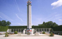Memorial to the 642 victims in Oradour-sur-Glane cemetery